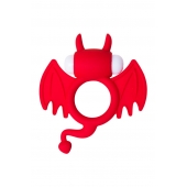 Красное эрекционное кольцо на пенис JOS COCKY DEVIL - JOS - в Чебоксарах купить с доставкой