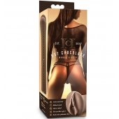 Коричневый мастубратор-вагина Nicole s Kitty - Blush Novelties - в Чебоксарах купить с доставкой