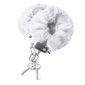 Наручники с белой меховой опушкой - ToyFa - купить с доставкой в Чебоксарах