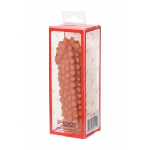 Телесная насадка на фаллос с бугорками KOKOS Extreme Sleeve 10 - 15,8 см. - KOKOS - в Чебоксарах купить с доставкой