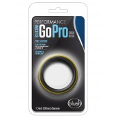 Черно-желтое силиконовое эрекционное кольцо Silicone Go Pro Cock Ring - Blush Novelties - в Чебоксарах купить с доставкой