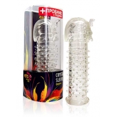 Закрытая прозрачная насадка на пенис Crystal Sleeve Faraon - 13,5 см. - Erowoman-Eroman - в Чебоксарах купить с доставкой
