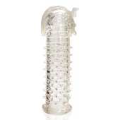 Закрытая прозрачная насадка на пенис Crystal Sleeve Faraon - 13,5 см. - Erowoman-Eroman - в Чебоксарах купить с доставкой