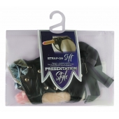 Черный пояс-трусики с двумя насадками Soft-Dolli - 16,5 и 10,5 см. - LOVETOY (А-Полимер) - купить с доставкой в Чебоксарах