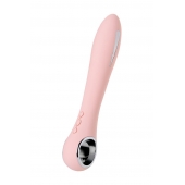 Розовый силиконовый вибратор с электростимуляцией GALVANI VIBE - 21 см. - ToyFa - купить с доставкой в Чебоксарах