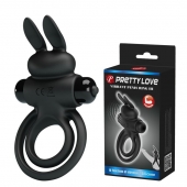 Черное эрекционное кольцо с вибростимуляцией клитора Vibrant Penis Ring III - Baile - в Чебоксарах купить с доставкой