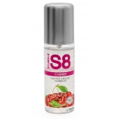 Смазка на водной основе S8 Flavored Lube со вкусом вишни - 125 мл. - Stimul8 - купить с доставкой в Чебоксарах