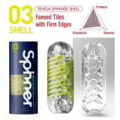 Мастурбатор SPINNER Shell - Tenga - в Чебоксарах купить с доставкой