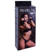 Черные кожаные наручники Naila - Rebelts - купить с доставкой в Чебоксарах Черные кожаные наручники Naila - Rebelts - купить с доставкой в Чебоксарах
