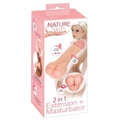 Телесная насадка-мастурбатор 2-in-1 Extension Masturbator - 21 см. - Orion - в Чебоксарах купить с доставкой