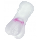 Прозрачный реалистичный мастурбатор Juicy Pussy Crystal Rose - ToyFa - в Чебоксарах купить с доставкой