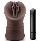 Коричневый мастурбатор-вагина Alexis - Blush Novelties - в Чебоксарах купить с доставкой