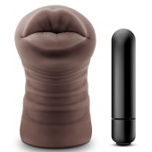 Коричневый мастурбатор-ротик Renee - Blush Novelties - в Чебоксарах купить с доставкой