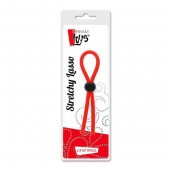 Красное эрекционное лассо с одной бусинкой-утяжкой STRETCHY THICK LASSO - Dream Toys - в Чебоксарах купить с доставкой