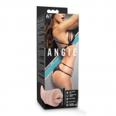Телесный мастурбатор-ротик Angie - Blush Novelties - в Чебоксарах купить с доставкой