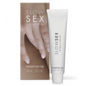 Гель для мастурбации с ароматом кокоса Slow Sex Finger Play Gel - 30 мл. - Bijoux Indiscrets - купить с доставкой в Чебоксарах