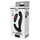 Черный вибромассажер простаты SWIRLING P-PLEASER - Dream Toys - в Чебоксарах купить с доставкой