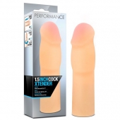 Телесная насадка-удлинитель на пенис PERFORMANCE 1.5INCH COCK XTENDER - 16 см. - Blush Novelties - в Чебоксарах купить с доставкой