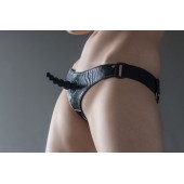 Черные трусики Better с анальной насадкой - 8 см. - Lola Games - купить с доставкой в Чебоксарах