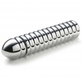 Рельефный фаллос для интенсивного электросекса Groovey George - 20 см. - MyStim - купить с доставкой в Чебоксарах