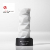 Белый 3D мастурбатор POLYGON - Tenga - в Чебоксарах купить с доставкой