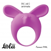 Фиолетовое эрекционное кольцо Fennec Phil - Lola Games - в Чебоксарах купить с доставкой