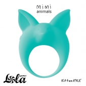 Зеленое эрекционное кольцо Kitten Kyle - Lola Games - в Чебоксарах купить с доставкой