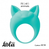 Зеленое эрекционное кольцо Lemur Remi - Lola Games - в Чебоксарах купить с доставкой