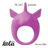 Фиолетовое эрекционное кольцо Unicorn Alfie - Lola Games - в Чебоксарах купить с доставкой