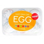 Набор из 6 мастурбаторов Tenga EGG Easy Beat с различным рельефом - Tenga - в Чебоксарах купить с доставкой