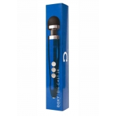 Синий беспроводной вибратор Doxy Die Cast 3R Rechargeable Wand - 28 см. - Doxy