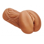 Кофейный мастурбатор-вагина Dumpling - Lola Games - в Чебоксарах купить с доставкой