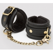Черные наручники Bound to You Faux Leather Wrist Cuffs - Fifty Shades of Grey - купить с доставкой в Чебоксарах