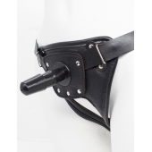 Черный пояс для насадок CLASS STRAP Restyling - LOVETOY (А-Полимер) - купить с доставкой в Чебоксарах