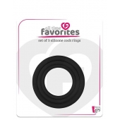 Набор из 3 эрекционных колец SILICONE COCKRINGS - Dream Toys - в Чебоксарах купить с доставкой