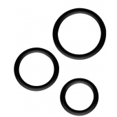 Набор из 3 эрекционных колец SILICONE COCKRINGS - Dream Toys - в Чебоксарах купить с доставкой