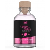 Массажный гель с согревающим эффектом Cotton Candy - 30 мл. - INTT - купить с доставкой в Чебоксарах