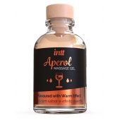 Массажный гель с согревающим эффектом Aperol - 30 мл. - INTT - купить с доставкой в Чебоксарах