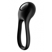 Черное эрекционное виброкольцо Majestic Duo - Satisfyer - в Чебоксарах купить с доставкой