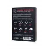 Фиолетовый набор БДСМ «Накажи меня нежно» с карточками - Штучки-дрючки - купить с доставкой в Чебоксарах