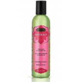 Массажное масло Naturals Strawberry Dreams с ароматом клубники - 236 мл. - Kama Sutra - купить с доставкой в Чебоксарах