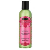 Массажное масло Naturals Strawberry Dreams с ароматом клубники - 59 мл. - Kama Sutra - купить с доставкой в Чебоксарах