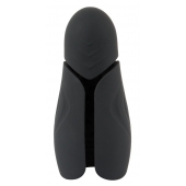 Черный силиконовый вибромастурбатор с нагревом Masturbator with 2 Functions - Orion - в Чебоксарах купить с доставкой