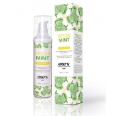 Разогревающее массажное масло Gourmet Spearmint Organic с органическими ингредиентами - 50 мл. - Exsens - купить с доставкой в Чебоксарах