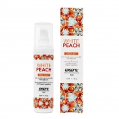 Разогревающее массажное масло Gourmet White Peach Organic с органическими ингредиентами - 50 мл. - Exsens - купить с доставкой в Чебоксарах