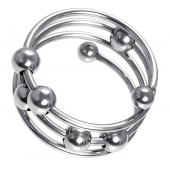 Большое металлическое кольцо под головку пениса - ToyFa - купить с доставкой в Чебоксарах