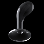 Прозрачный стимулятор простаты Flawless Clear Prostate Plug - 15 см. - Lovetoy - в Чебоксарах купить с доставкой