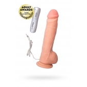Реалистичный вибратор TOYFA RealStick Elite Vibro - 24 см. - ToyFa купить в Чебоксарах с доставкой в Orgasmix.ru Реалистичный вибратор TOYFA RealStick Elite Vibro - 24 см. - ToyFa