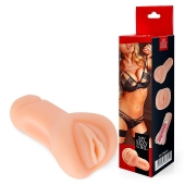 Телесный реалистичный мастурбатор в виде вагины - Bior toys - в Чебоксарах купить с доставкой