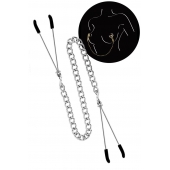 Регулируемые зажимы для сосков Sweet Caress Nipple Chain - Sweet Caress - купить с доставкой в Чебоксарах
